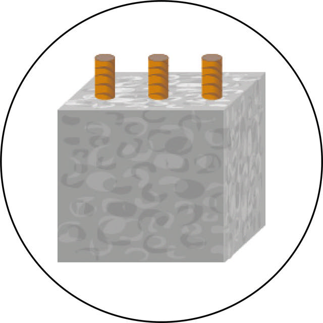 Hammerborsæt, 4 dele: 5-10 mm, 4skær