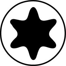 Torx Bits  TX7 × 25 mm  3 stk.